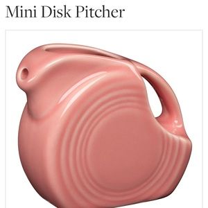 NEW Fiestaware Mini Disc Pitcher-Peony